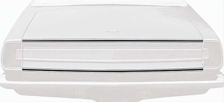 MN1406 Trunk Lid Molding 1967 Plymouth Barracuda