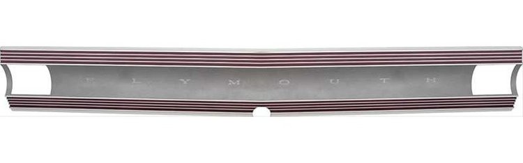 MN1461 Trunk Trim Finish Panel 1967 Plymouth GTX; Mopar Licensed
