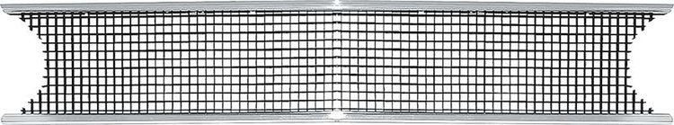 MN1492 Center Front Grill 1968-69 Dodge Coronet, 1969 Charger R/T; Black; Made in the USA