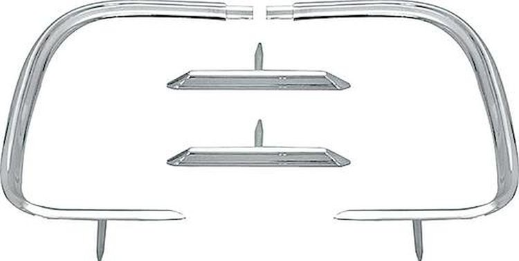 MN1608 Outer Tail Panel Molding Set 1968 Dodge Charger; 4 Piece