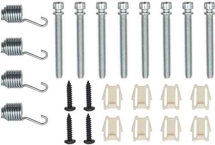 MN3055 Headlamp Adjustment Set 1972-76 Mopar ; with 4 Lamp System; 24 Piece Set; A,B,E-Body