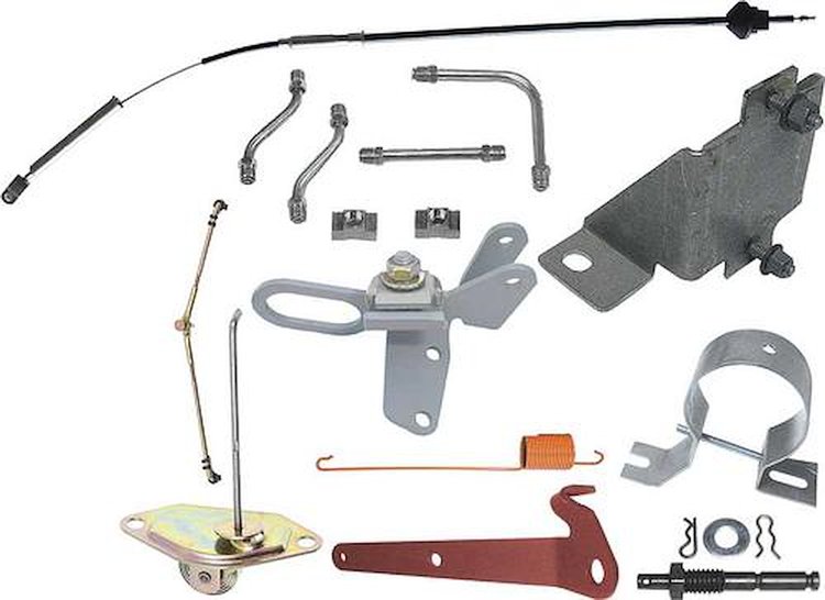 MN45058 Installation Kit 1970-71 Mopar 340 Six Pack; Small Block
