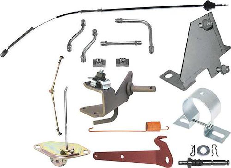 MN45059 Six Pack Installation Set 1969-70 Dodge, Plymouth; 440