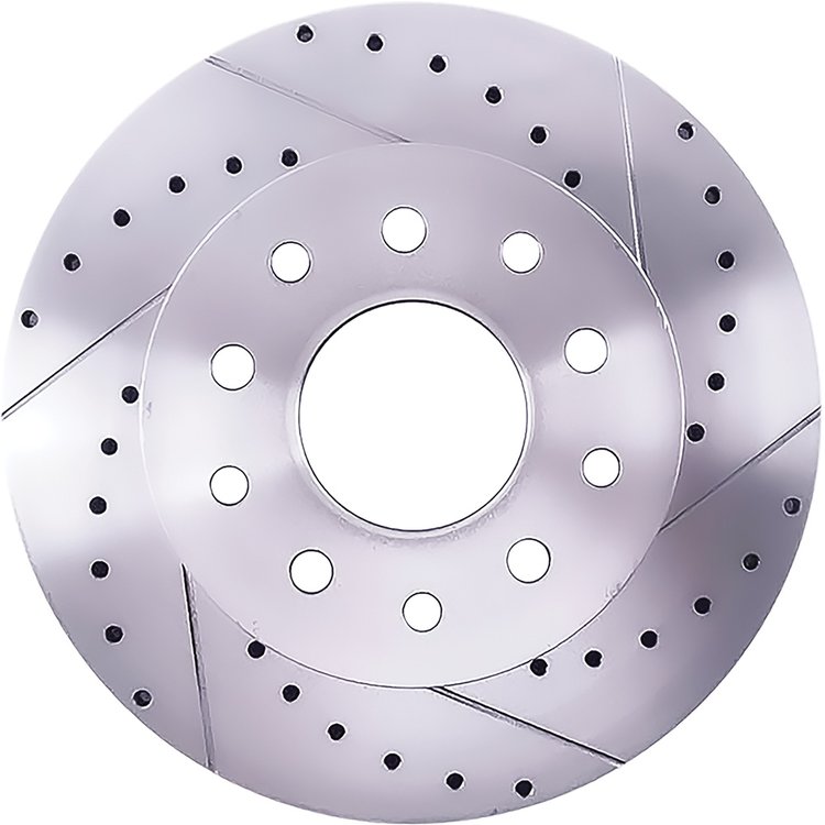 MN5568BR Rear Drilled and Slotted Brake Rotor for 1962-1972 Mopar A, B, E-Body [Right/Passenger Side]