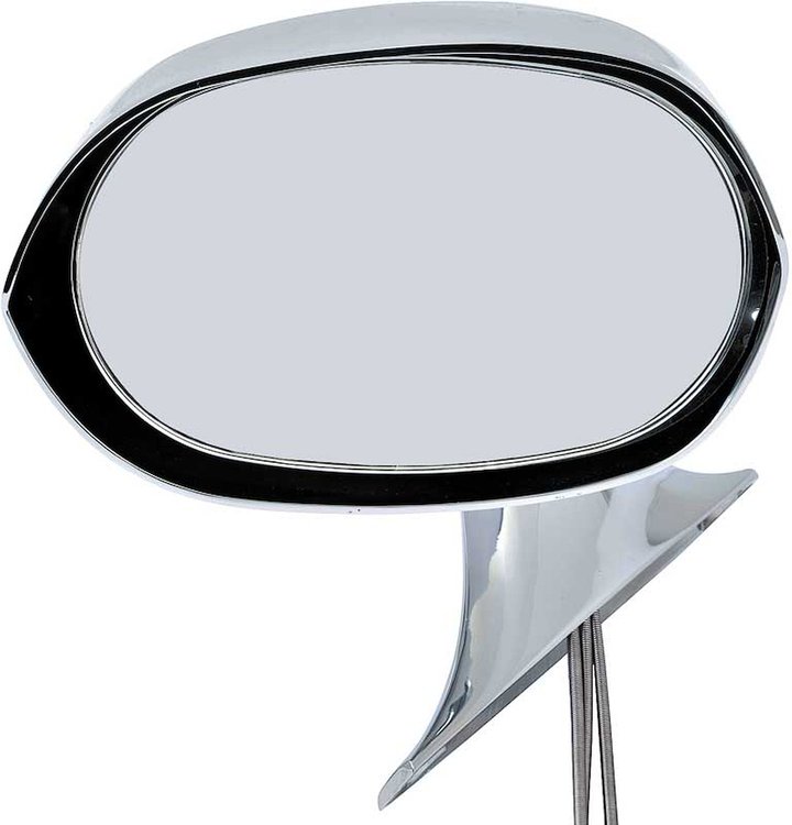 MP41021 1973-74 Charger, Coronet, Road Runner, Satellite; Remote Outer Door Mirror; Chrome; LH Drivers Side