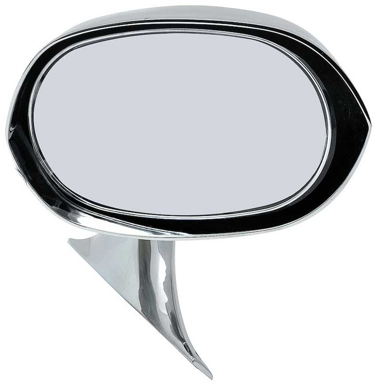 MP41022 1973-74 Mopar B-Body Outer Door Mirror; RH ; Chrome (passenger side)