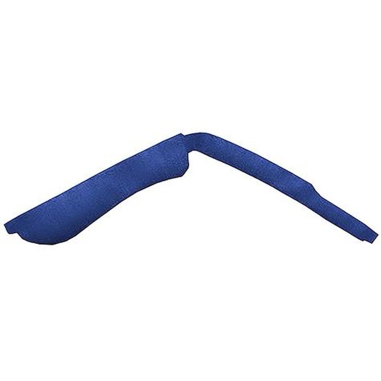 MP683509 1963-73 Dart, Barracuda, Duster; 1-Piece Console Side Panel Carpet Strip; Loop; Medium Blue