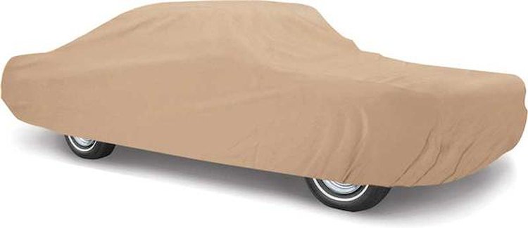 MT4101FTN 1963-72 Plymouth Valiant, 1961-62 Buick Skylark, F85, 1962-66 AMC Classic; Car Cover; Tan Flannel