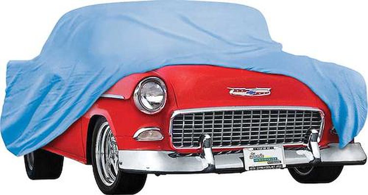MT8601GBL 1955-56 Chevrolet 4 Door Blue Weather Blocker Car Cover