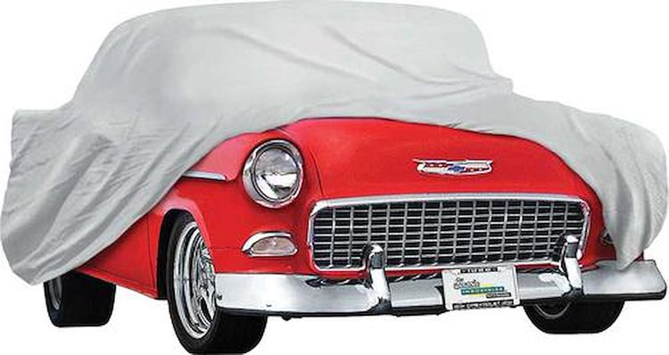 MT8601GGR 1955-56 Chevrolet 4 Door Gray Weather Blocker Plus Car Cover