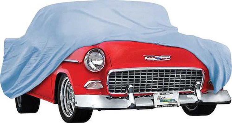 Diamond Blue Car Cover 1955-56 Tri-Five Chevy