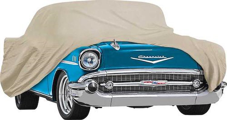 MT8603GTN Car Cover 1957 Chevrolet 2-Door/4-Door (Except Wagons) Tan Weather Blocker Plus
