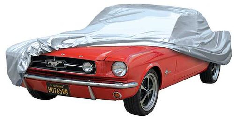 MT8900K 1964-68 Mustang Coupe or Convertible Gray Titanium Indoor / Outdoor Car Cover