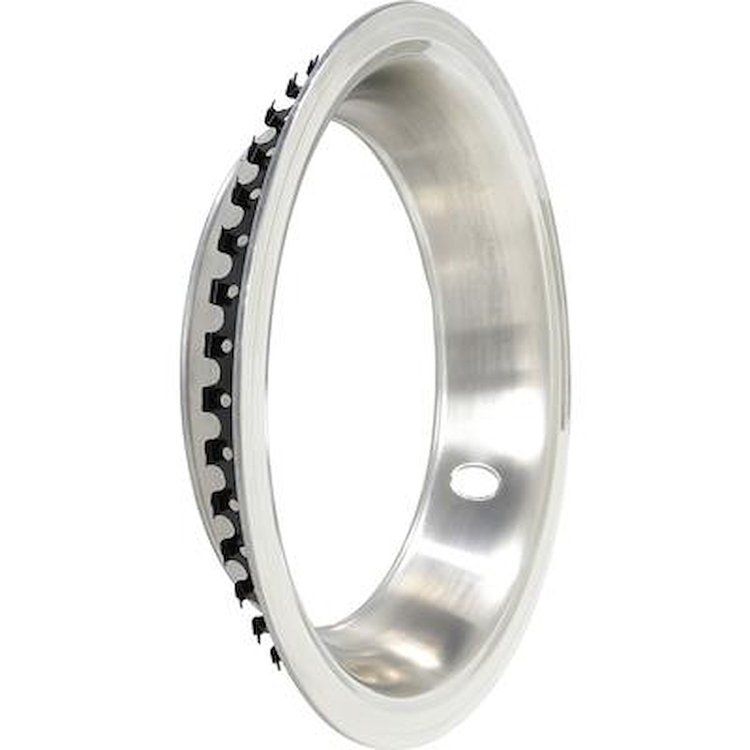 MW898 15 in.X 7 in. Trim Ring; 2-3/4 in. Deep; Brushed Aluminum Finish With Polished Step Lip