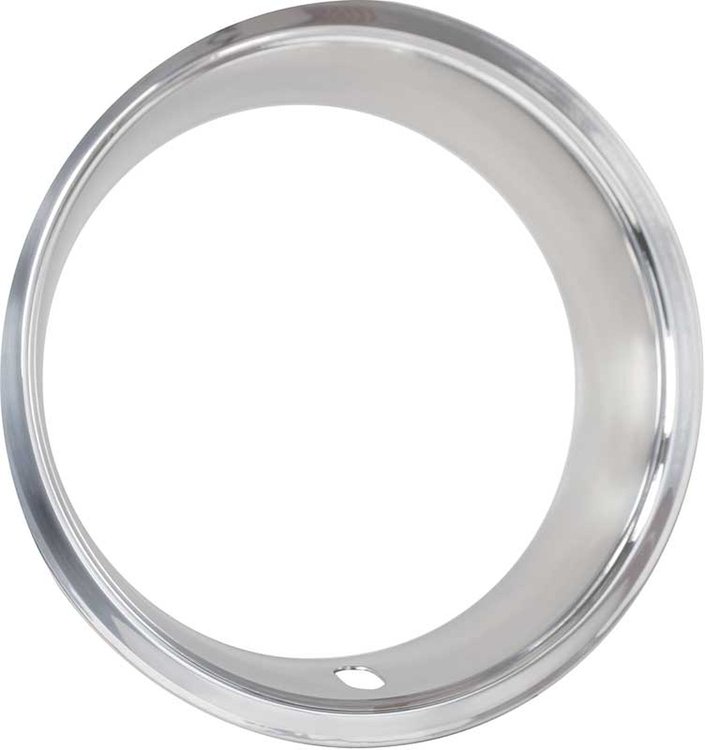 Trim Ring for Rallye Wheel 14 in. x 7 in. for 1970-1974 Mopar Models [3 in. Deep, Polished Stainless Steel]