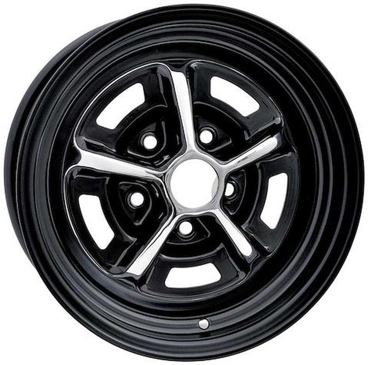 MW916 1969-76 Chrysler/Dodge/Plymouth, Magnum 500 Road Wheel, 15" x 7", w/ 5 x 4-1/2" Bolt Pattern, 4.25" Backspacing, Offset 6