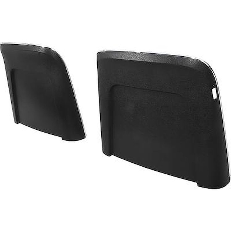 N1018 1967 Buick, Cadillac, Chevrolet, Oldsmobile, Pontiac; Strato Bench or Bucket; Seat Back Panels; Black ABS