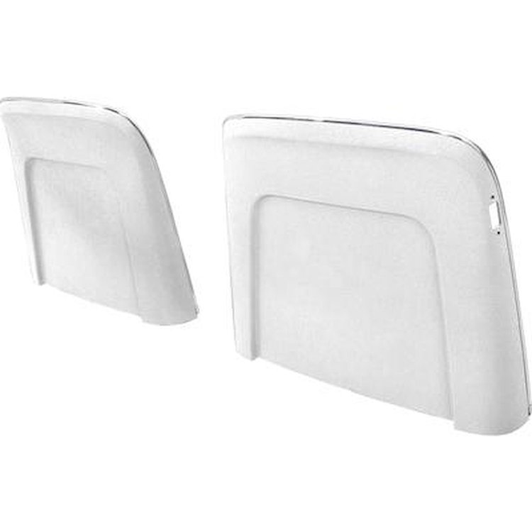 N1019 1967 Buick, Cadillac, Chevrolet, Oldsmobile, Pontiac; Strato Bench or Bucket; Seat Back Panels; White ABS