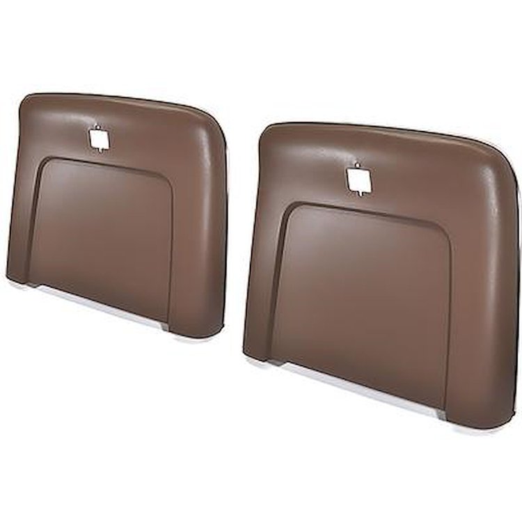 N1029 1969-72 Buick, Cadillac, Chevrolet, Oldsmobile, Pontiac; Strato Bench or Bucket; Seat Back Panels; Dark Saddle ABS