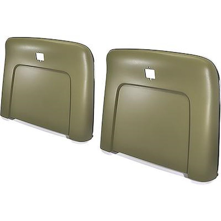 N1109 1969-72 Buick, Cadillac, Chevrolet, Oldsmobile, Pontiac; Strato Bench or Bucket; Seat Back Panels; Ivy Gold ABS