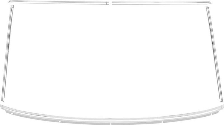 Rear Window Moldings 1975-1979 Nova