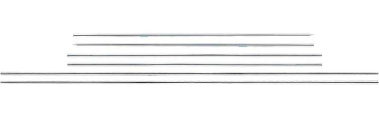 N2325 1966 Chevy II / Nova; Body Side Molding Kit ; 2 Door; Hardtop and Convertible; 6 piece set