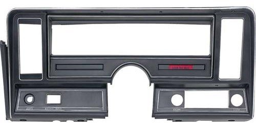 N668202 1969-74 Nova; Dash Instrument Bezel; with A/C; With Warning Lights