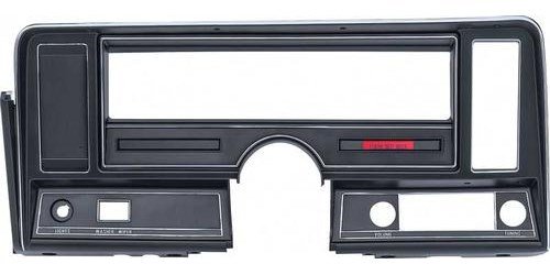 N668204 1969-74 Nova; Dash Instrument Bezel; With Warning Lights; Without AC