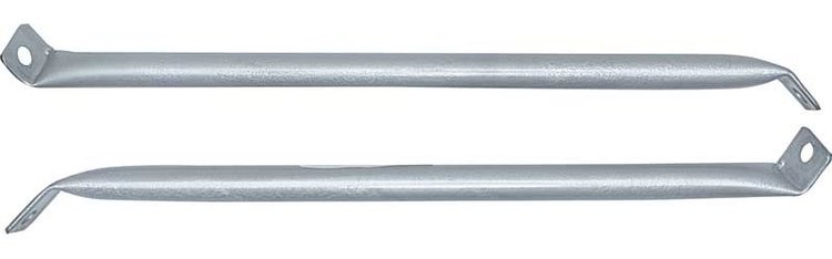 N740301 1966-67 Chevy II, Nova; Outer Front Bumper Brackets; Pair