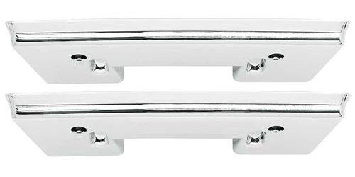 N7952 Arm Rest Bases; 1962-67 Chevy II, Nova, Bel Air; Front; Chrome; Pair