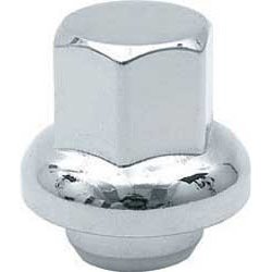 N98011 7/16 in.-20 Chrome Lug Nut for Factory GM Aluminum Wheel; Service Replacement