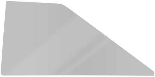 NR704Y Quarter Window-1962-65 Chevy II/Nova 2 Door Hardtop Smoke Gray Tinted-LH Or RH