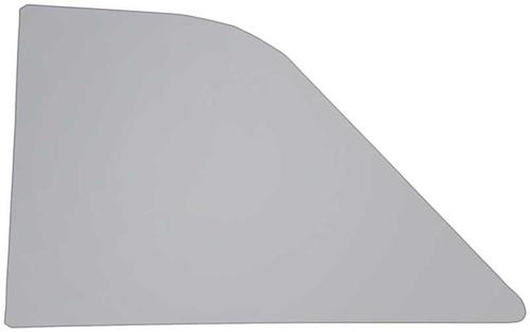 NR708Y Quarter Window Glass-1962-65 Chevy II/Nova 2 Door Sedan Smoke Gray Tinted-LH Or RH