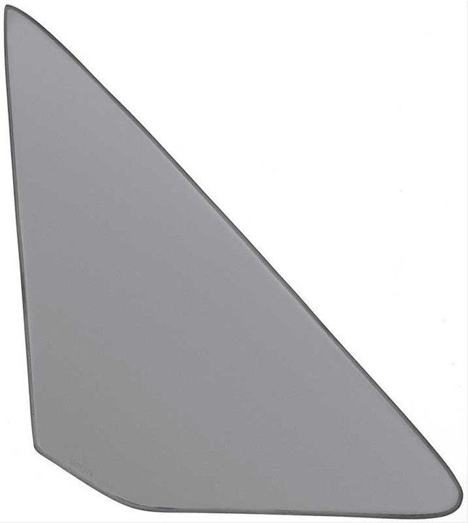 1968-72 Chevy II / Nova Coupe/Sedan Vent Glass Smoke Gray Tinted - RH