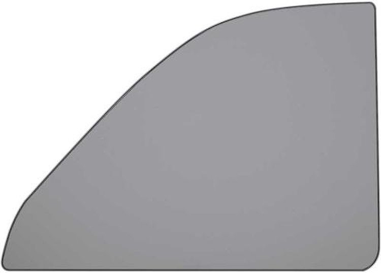 NR744Y Quarter Window-1962-63 Chevy II/Nova Convertible Smoke Gray Tinted-LH Or RH