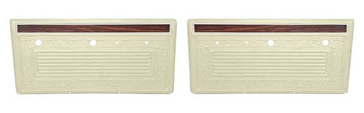 PA202207 ABS Door Panels; 1970-71 Chevrolet/GMC Truck; Parchment / Off White