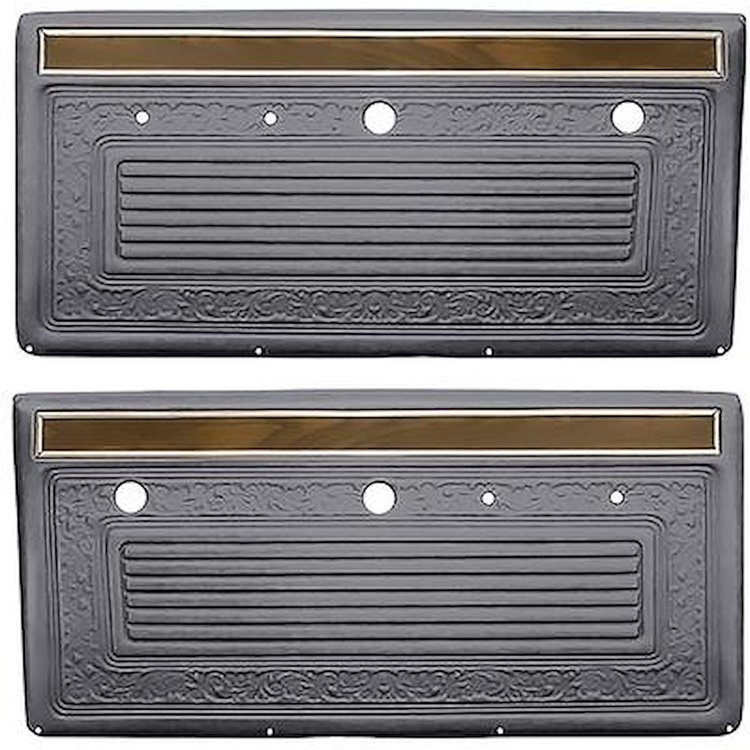 PA202225 ABS Door Panels; 1970-71 Chevrolet/GMC Truck; Medium Gray