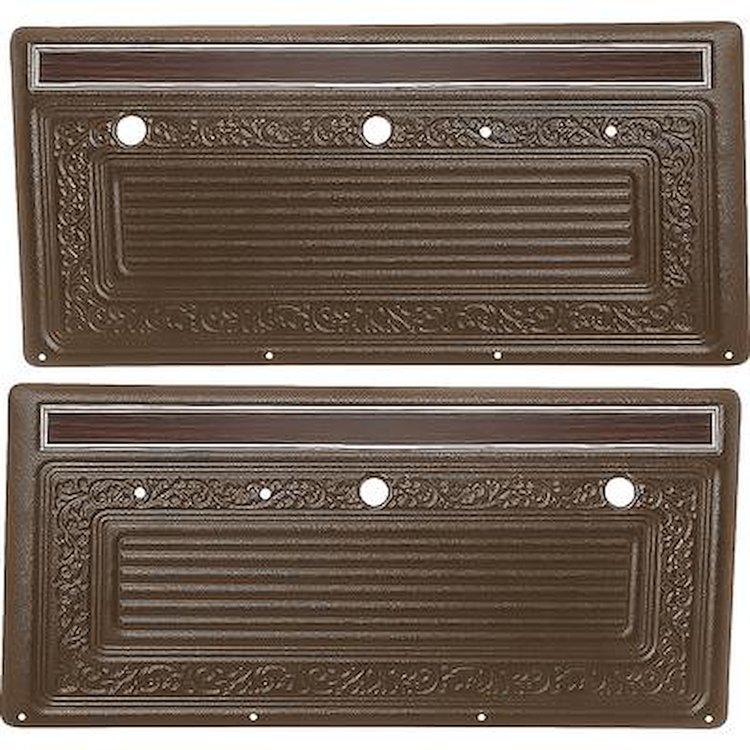 PA202271 ABS Door Panels; 1970-71 Chevrolet/GMC Truck; Brown