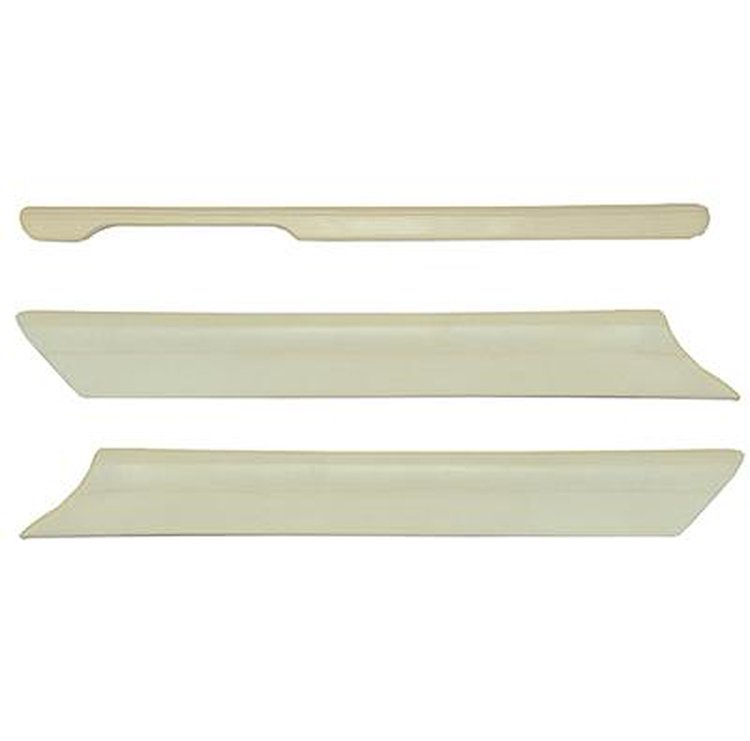 PADKIT4 1967-68 Mustang Lower Instrument Panel Pad/Windshield Pillar Pad Kit- Parchment