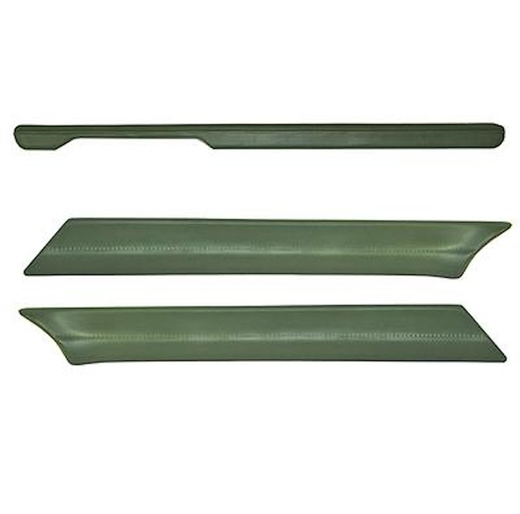 PADKIT5 1967-68 Mustang Lower Instrument Panel Pad/Windshield Pillar Pad Kit- Ivy Gold