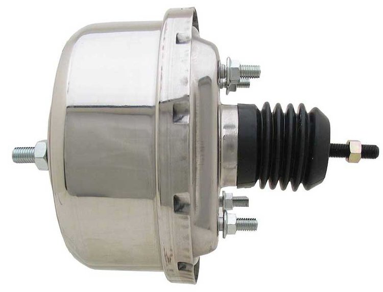 PB1080C Universal 7" Single Diaphragm Power Brake Booster - Chrome