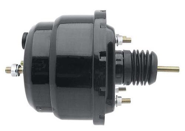 PB1081B 7" Power Brake Booster, Universal, Dual Diaphragm, Black