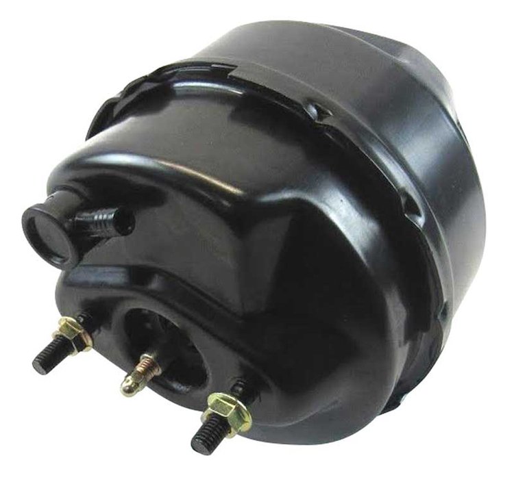 PB1084B 8" Power Brake Booster, Dual Diaphragm, Universal, Bendix Style, Black