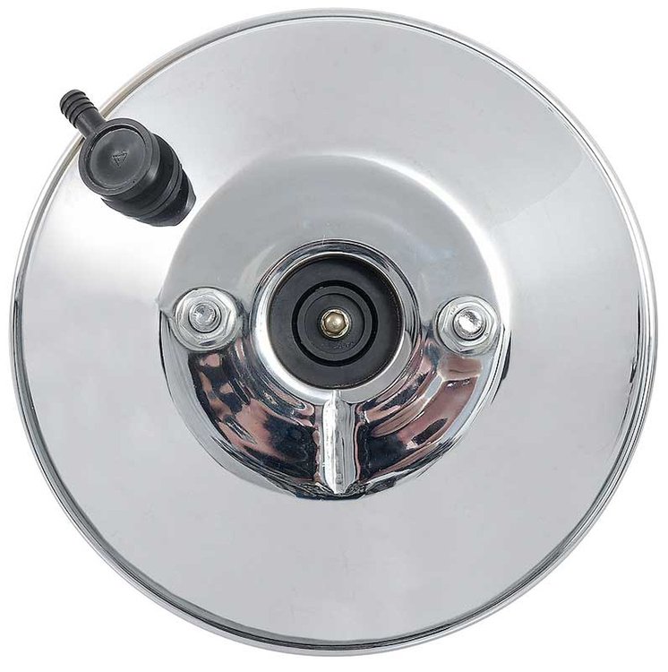 PB1085C 9" Power Brake Booster, Universal, Slim Line Design, Single Diaphragm, Chrome