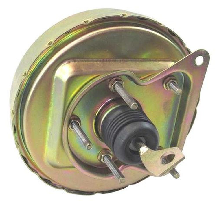 PB1087A 1967-69 Mustang / Cougar 9 in. Single Diaphragm Bendix Power Brake Booster w/ Bracket - Zinc