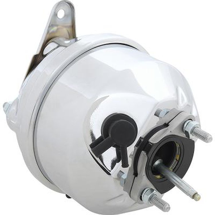 PB1114C 1967-69 Mustang / Cougar Midland-Ross Style Power Brake Booster - Dual Diaphragm - Chrome