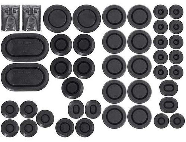 PK4 1969-70 Ford Mustang/Mercury Cougar, Body Rubber Plug Kit, 44 Pieces