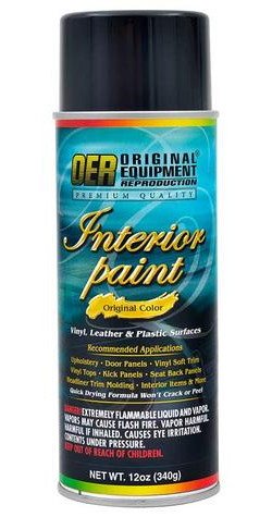 PP939 OER Interior Paint Ford; Clear Coat Satin; 16 Oz. Aerosol Can (Net Wt. 12 Oz.)