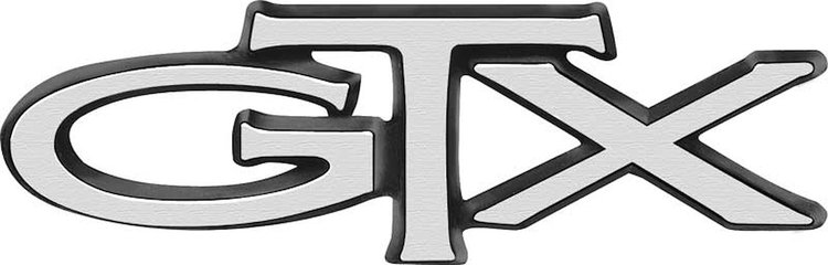 PS500116 Metal Sign Photorealistic; GTX Logo; Measures 14" X 4"