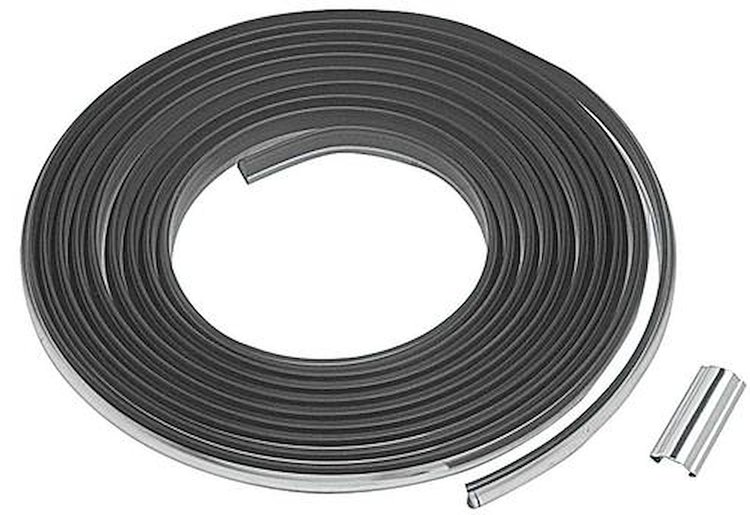 PW1042 1963-91 Windshield Seal Lockstrip, Chrome; GM; Mopar